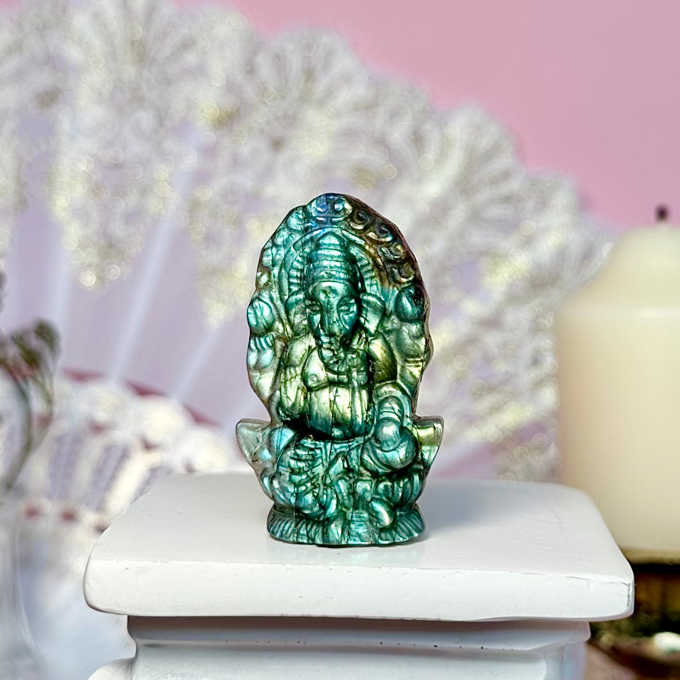 Labradorite Ganesha