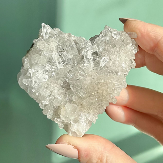 Clear Apophyllite Cluster