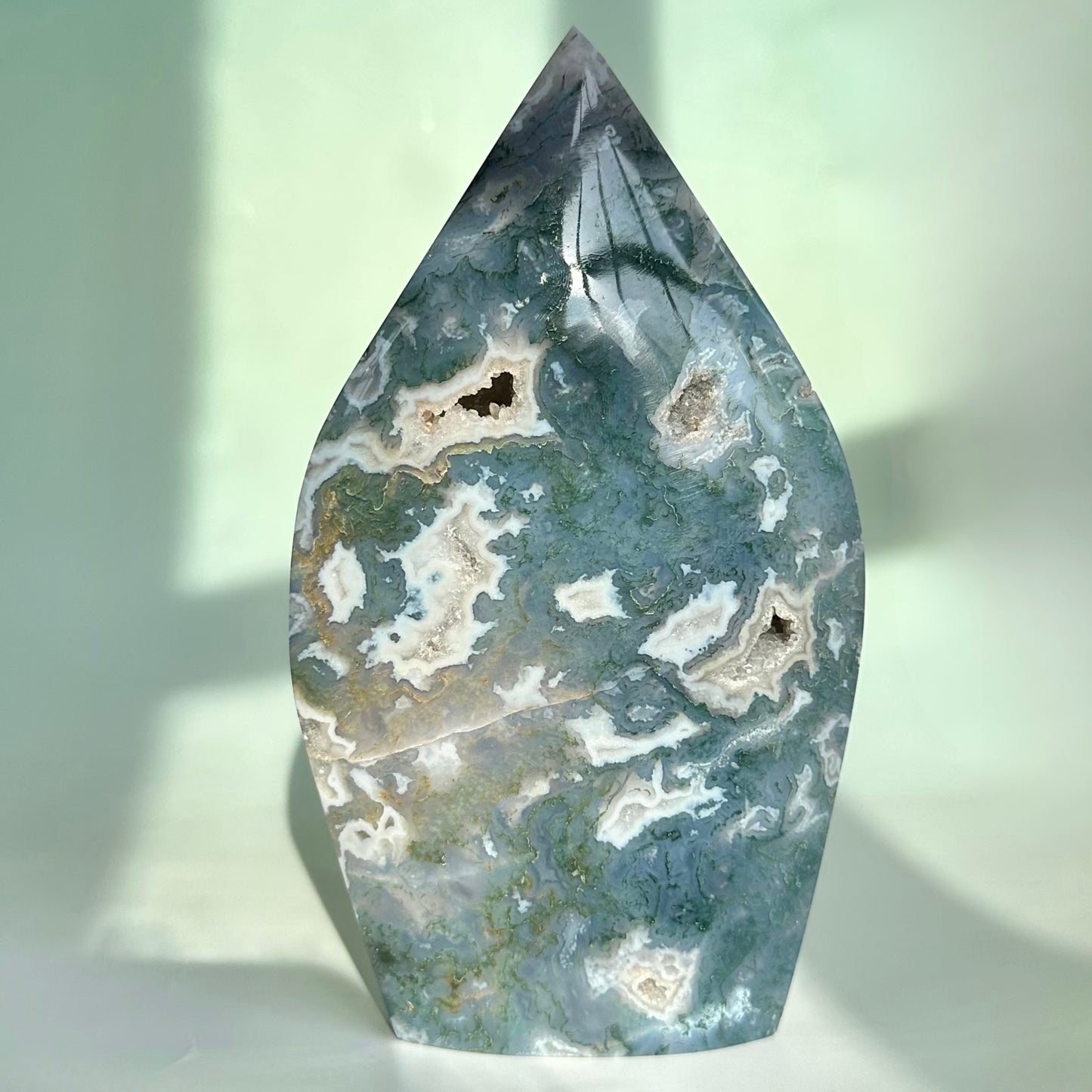 Moss Agate Flame