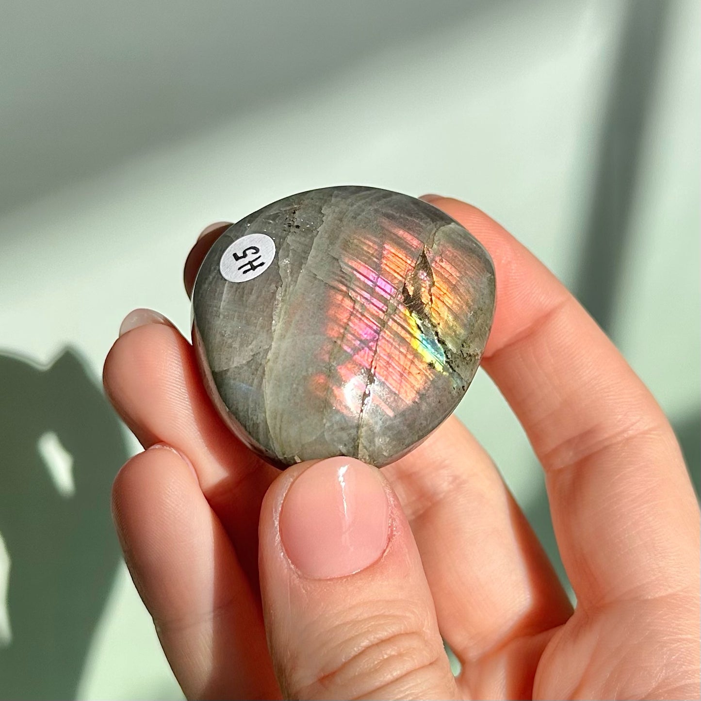 Sunset Labradorite Palmstone