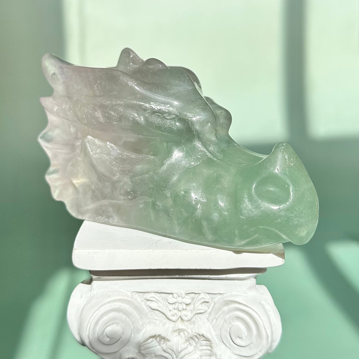 Green Fluorite Dragon