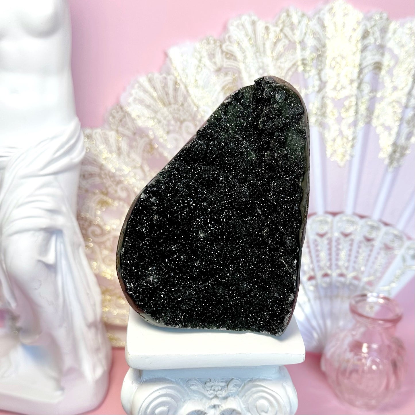 Black Amethyst Geode