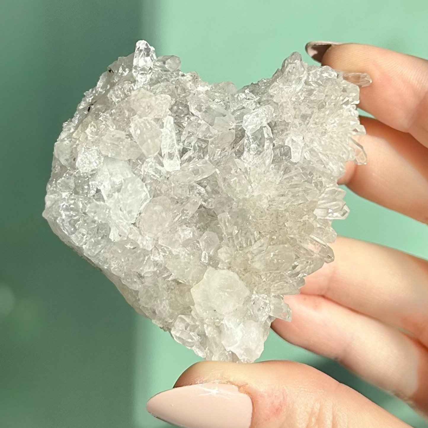 Clear Apophyllite Cluster