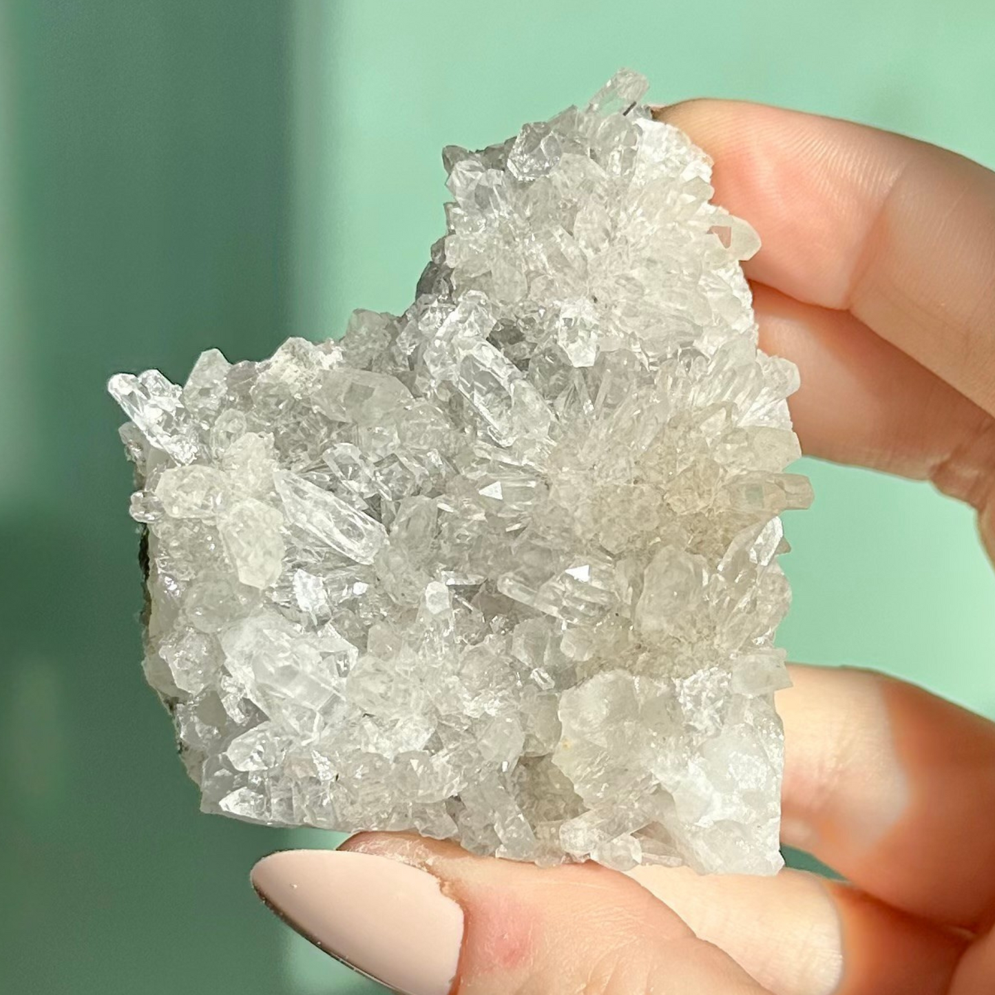 Clear Apophyllite Cluster