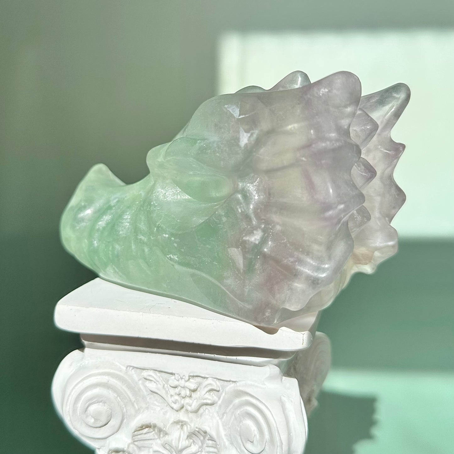 Green Fluorite Dragon