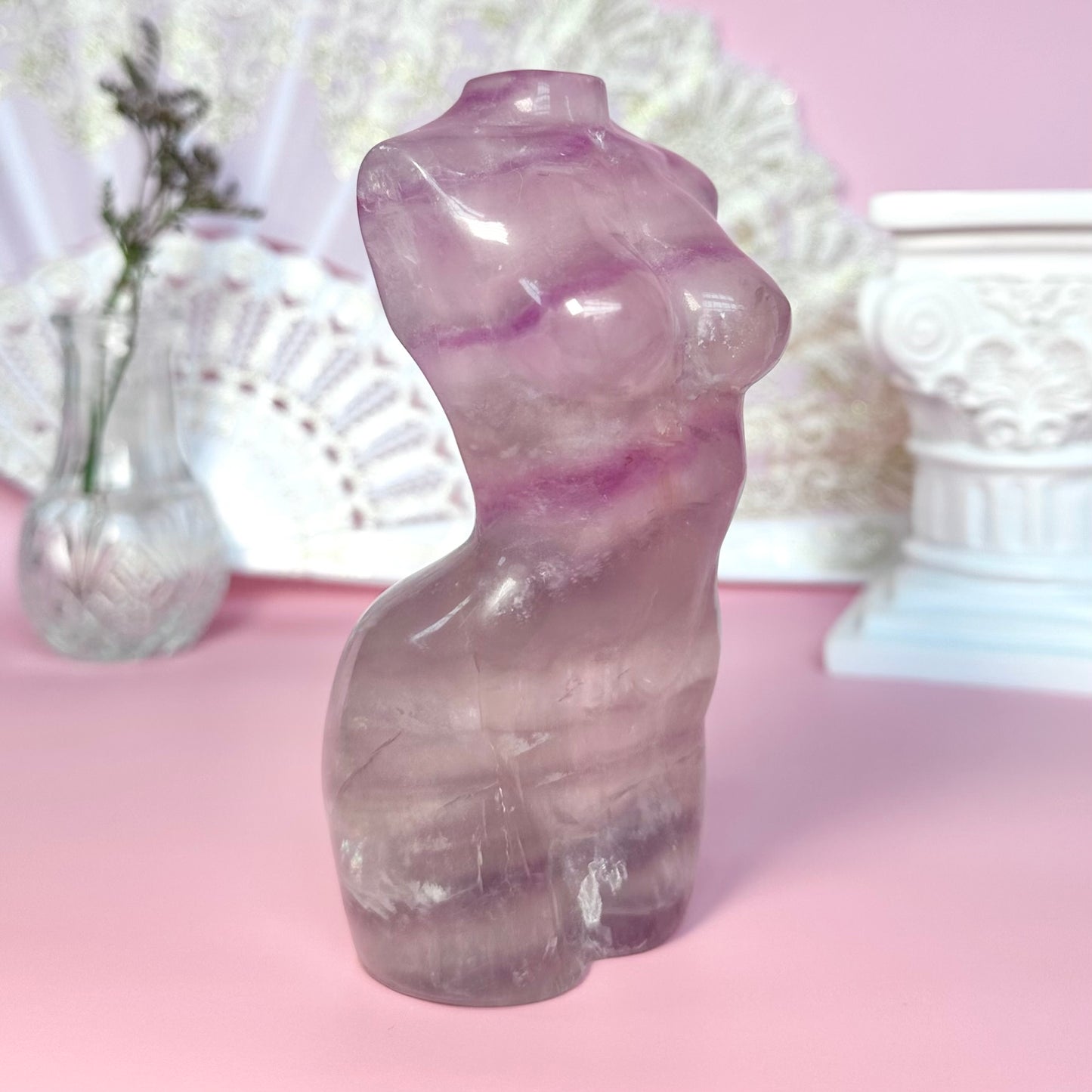 Mica Fluorite Goddess (XL)