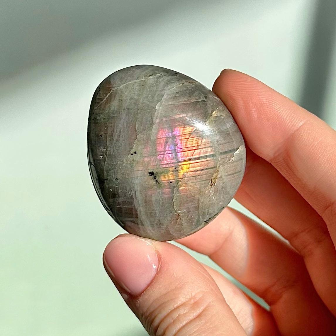 Sunset Labradorite Palmstone