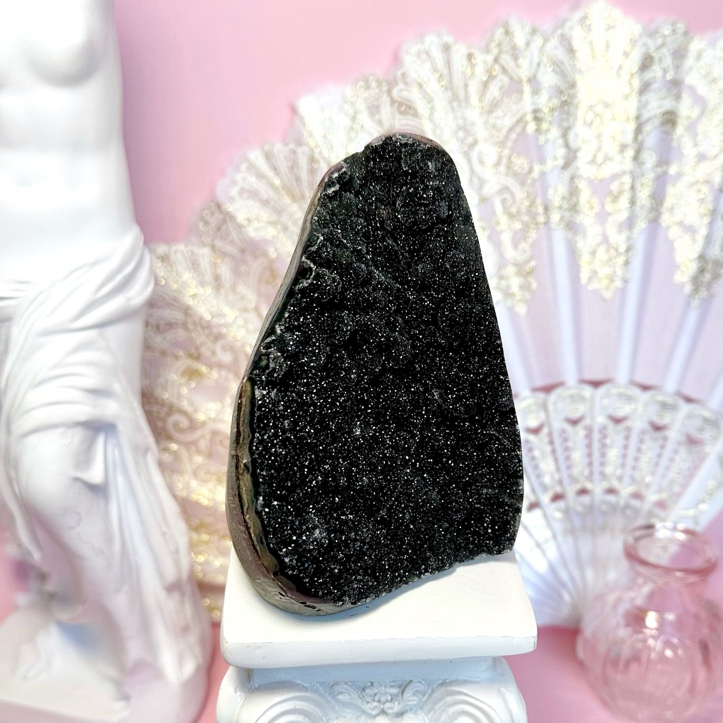 Black Amethyst Geode