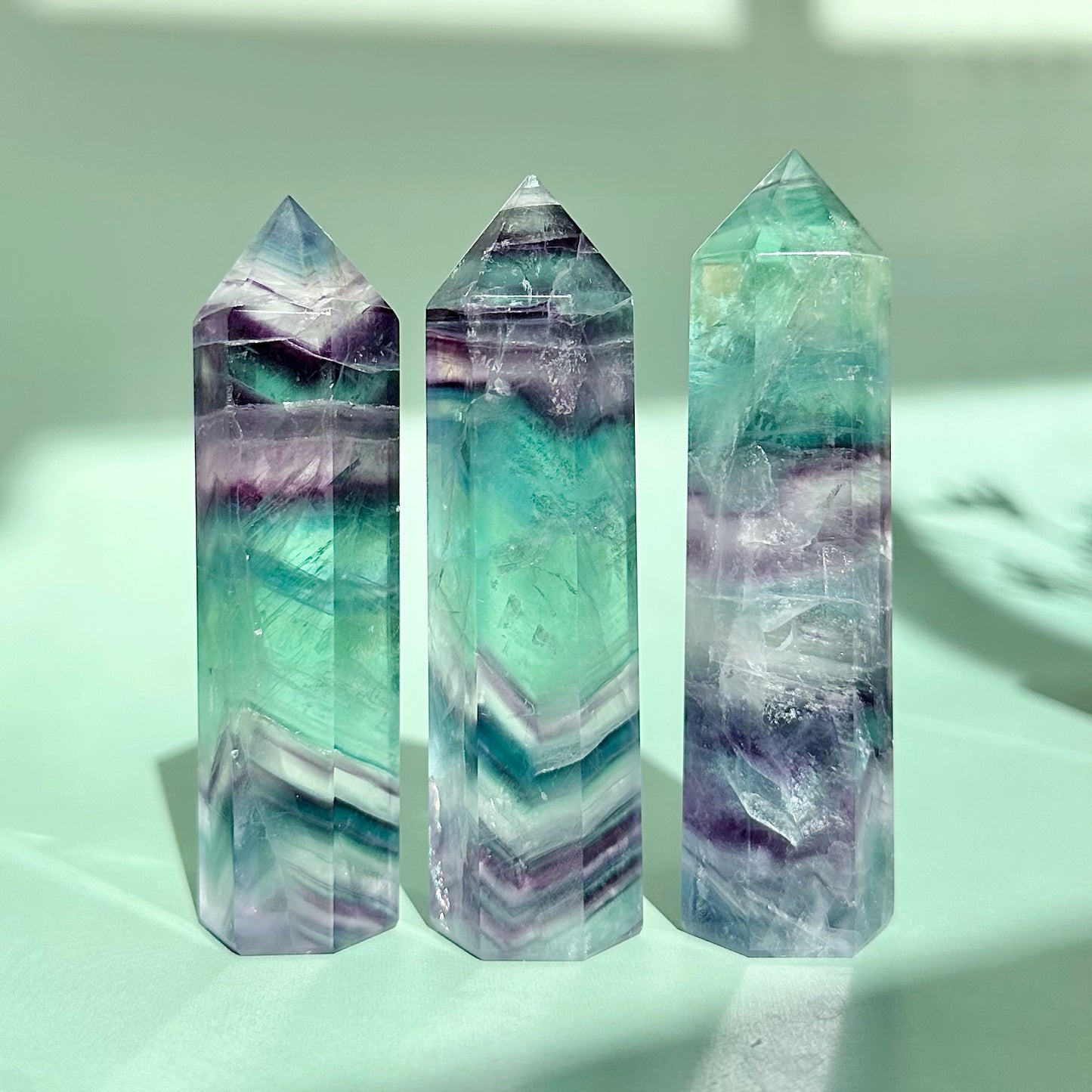 Rainbow Fluorite Towers