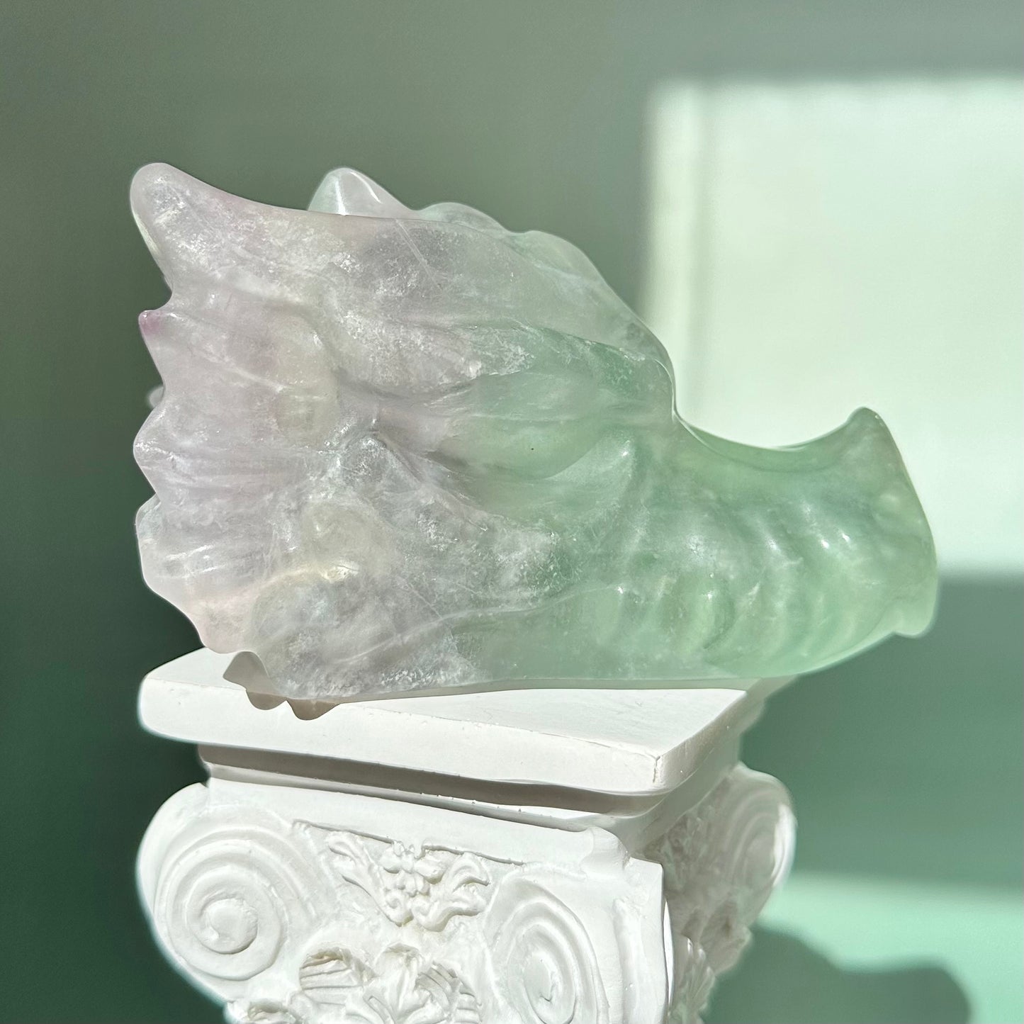 Green Fluorite Dragon