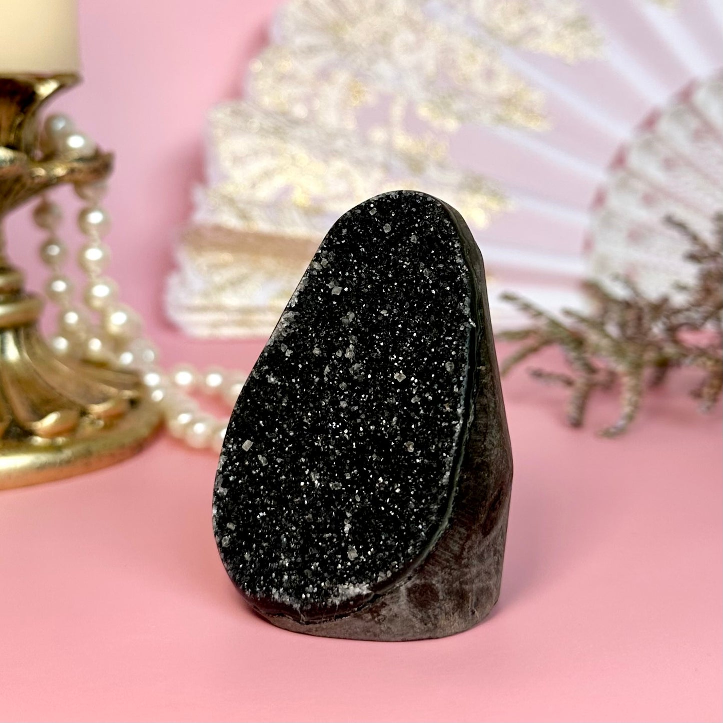 Black Amethyst Geode