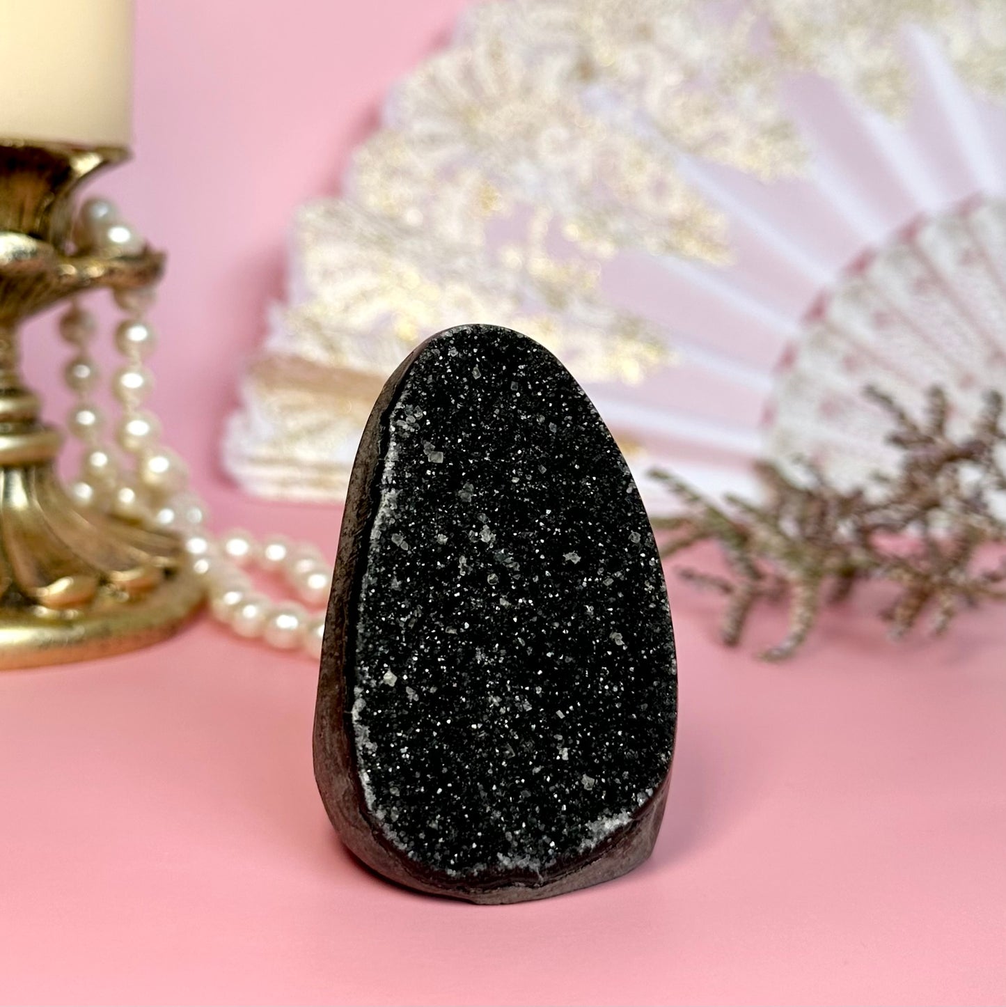 Black Amethyst Geode