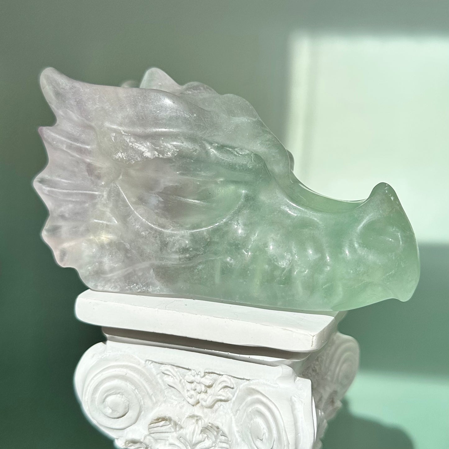 Green Fluorite Dragon