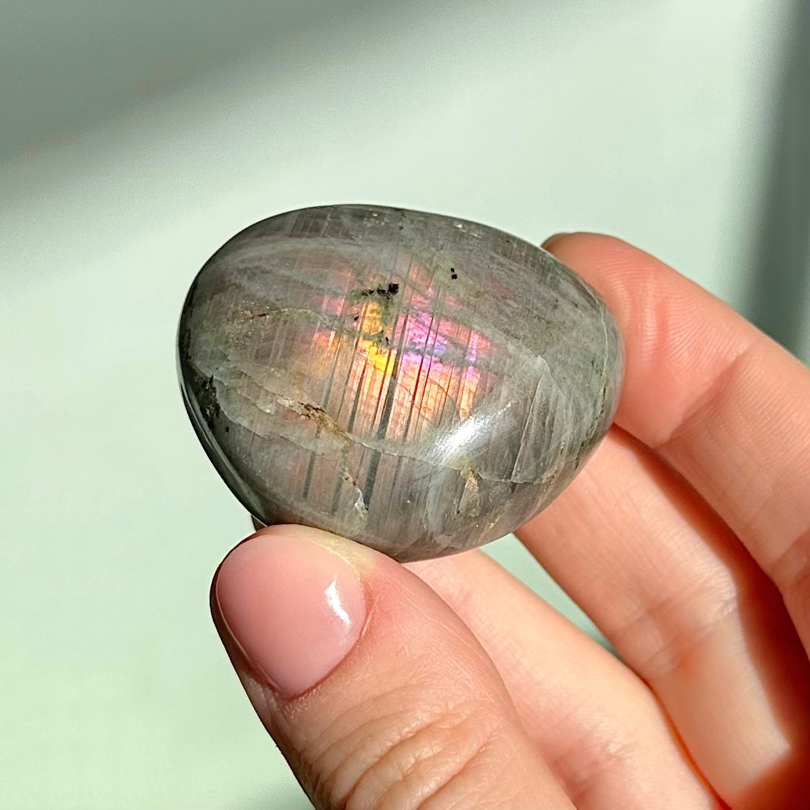 Sunset Labradorite Palmstone