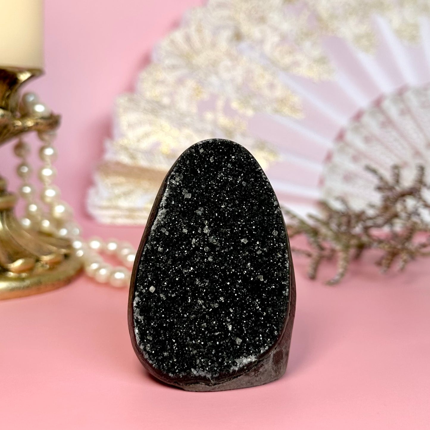 Black Amethyst Geode