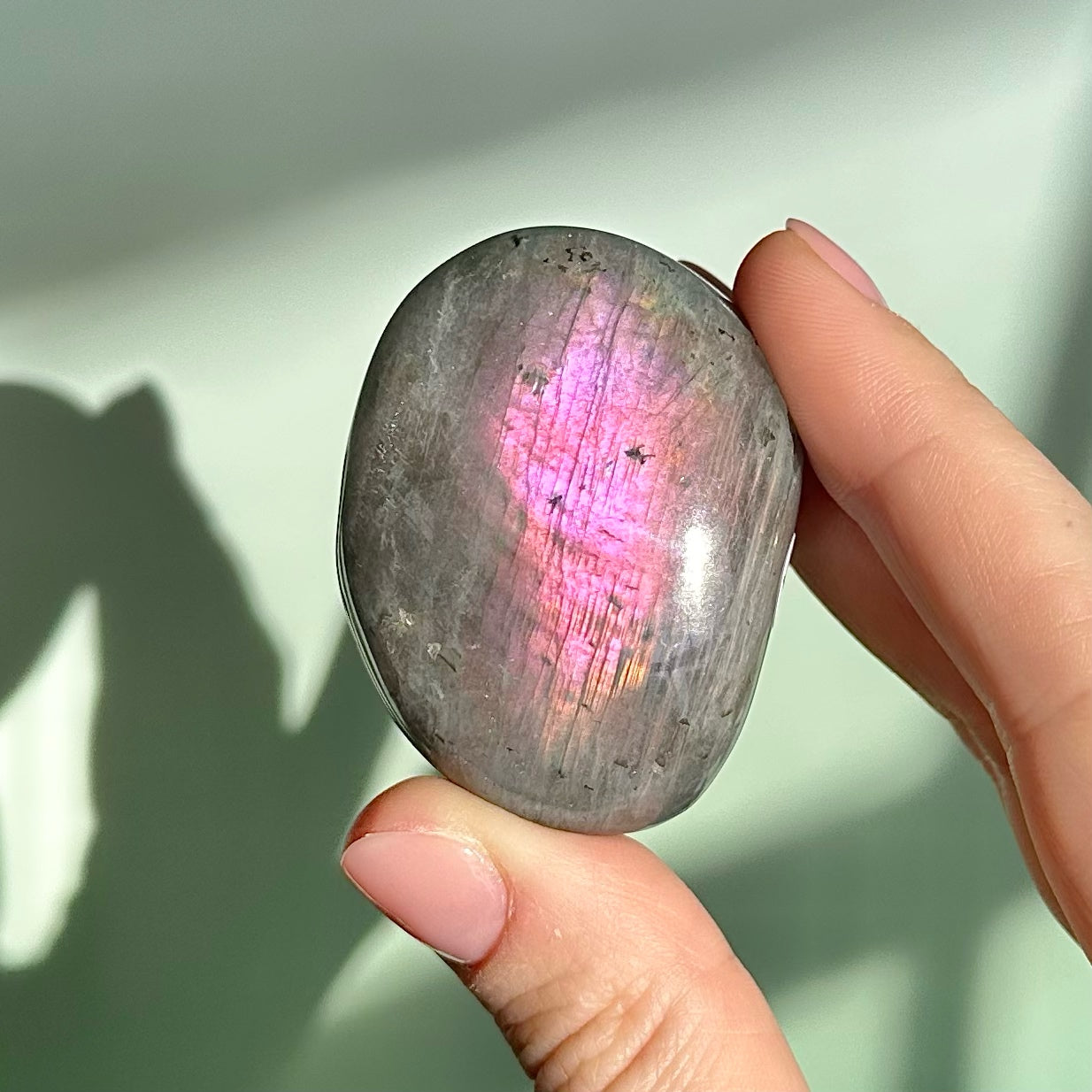 Sunset Labradorite Palmstone