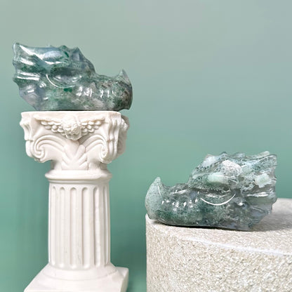 Moss Agate Dragon