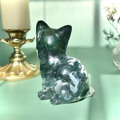 Moss Agate Cat