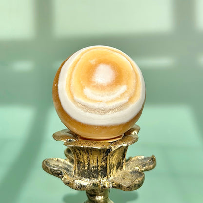 Orange Calcite Sphere