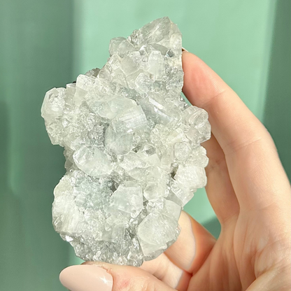 Blue Apophyllite Cluster