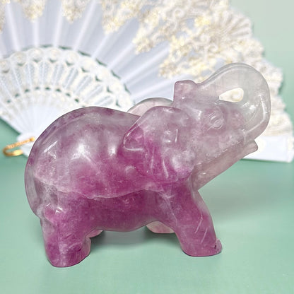 Statement Fluorite Elephant