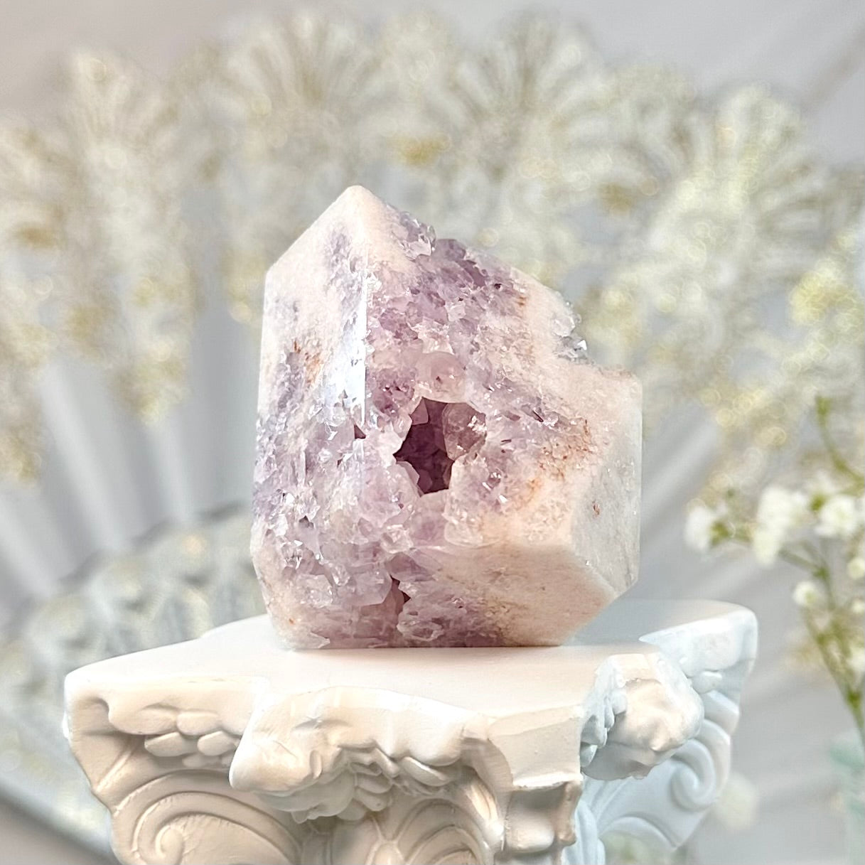 Druzy Pink Amethyst Free Form