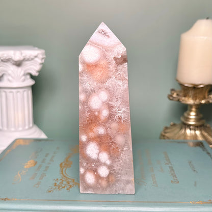 Druzy Pink Amethyst Tower