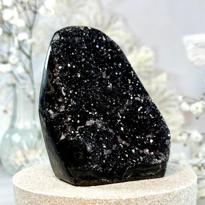 Black Amethyst Geode