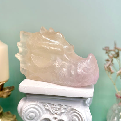 Yellow Fluorite Dragon