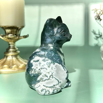 Moss Agate Cat