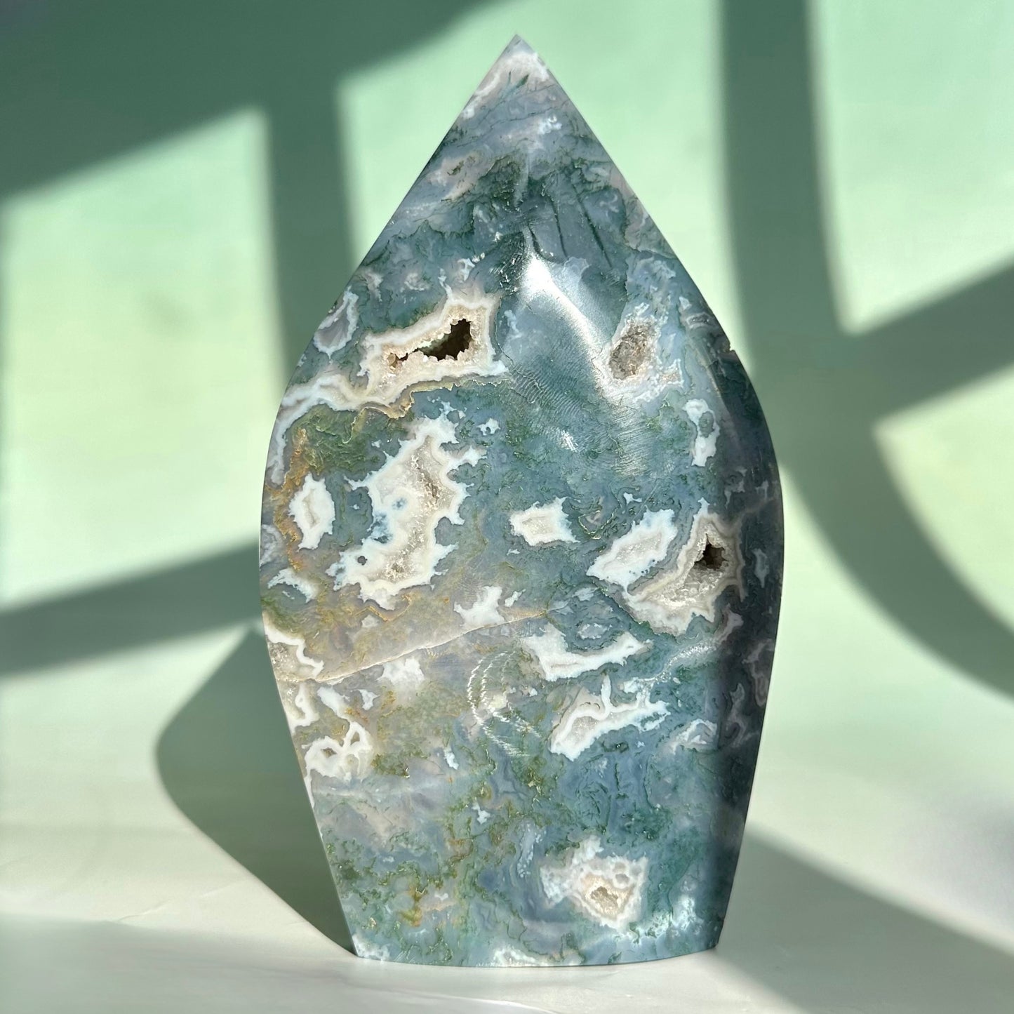 Moss Agate Flame