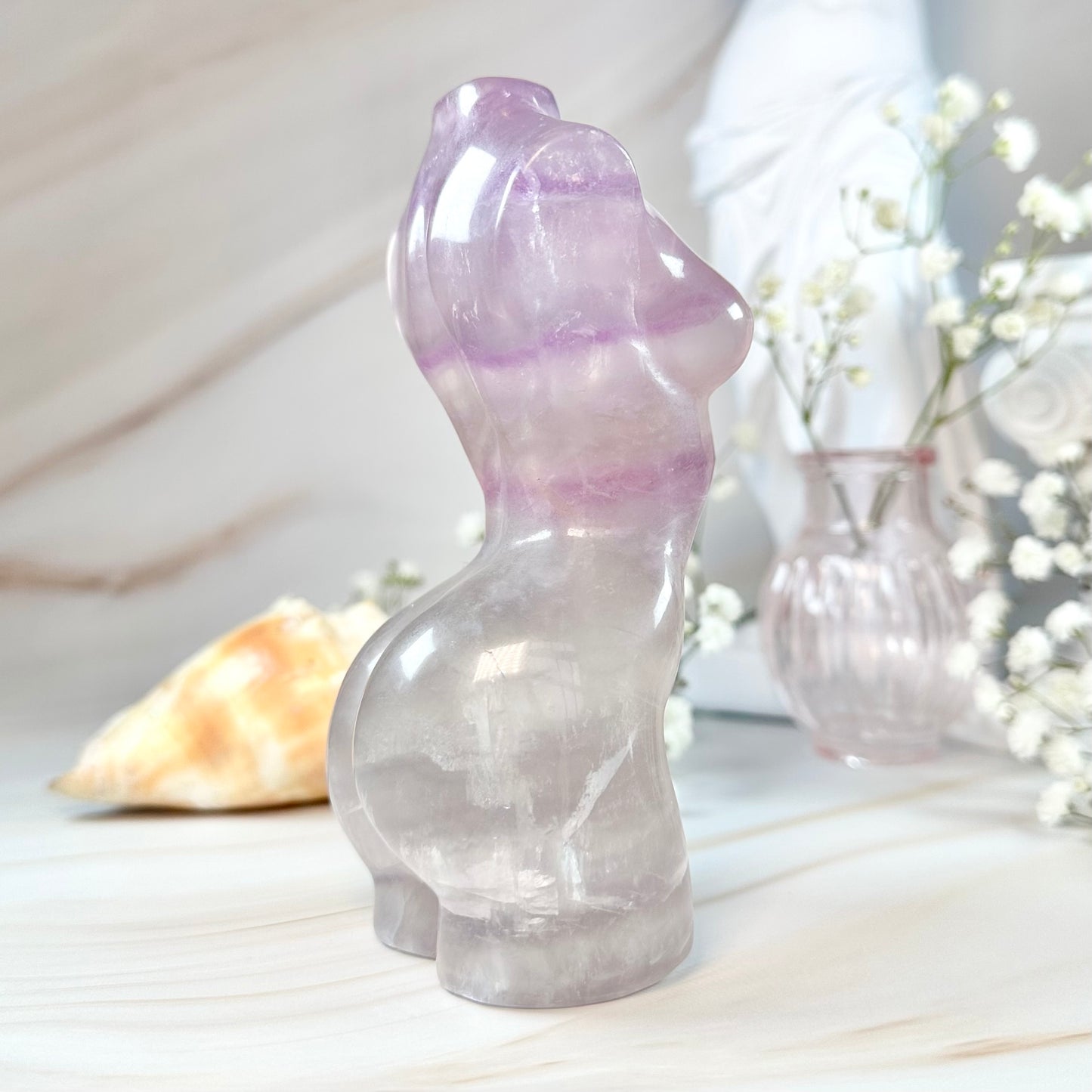 Mica Fluorite Goddess (XL)