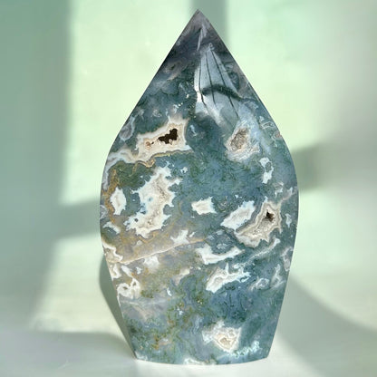Moss Agate Flame