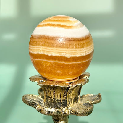 Orange Calcite Sphere