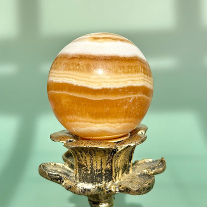 Orange Calcite Sphere
