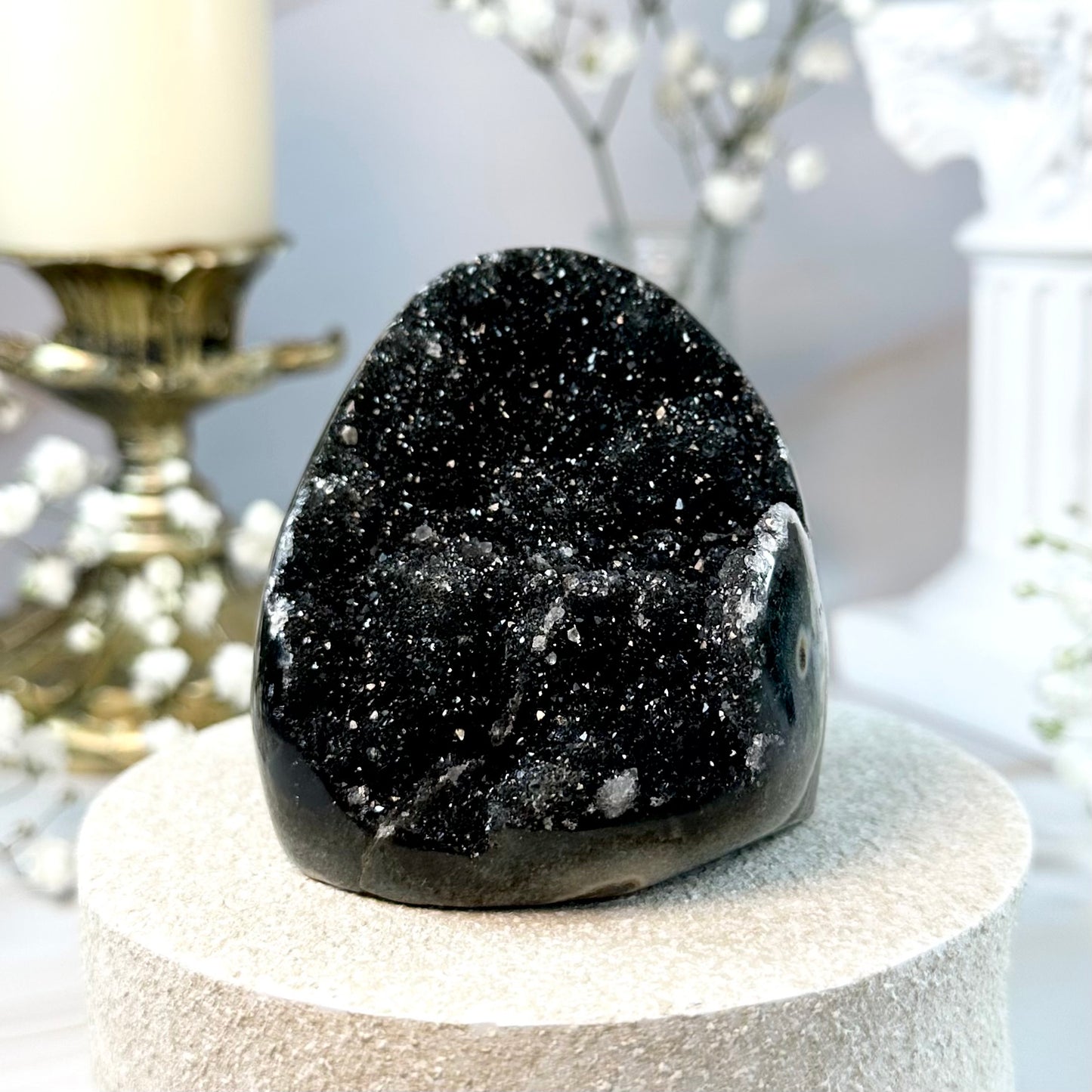 Black Amethyst Geode