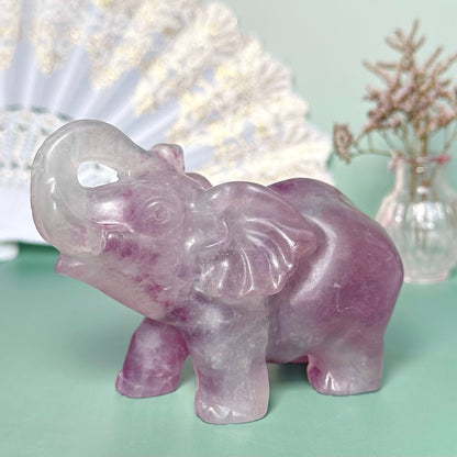 Statement Fluorite Elephant
