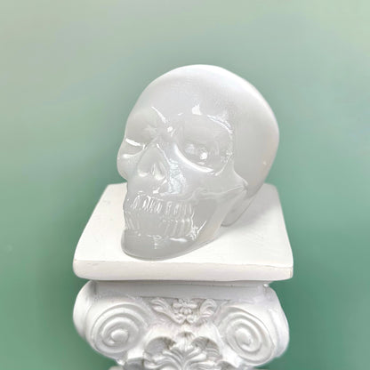 Selenite Skull