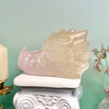 Yellow Fluorite Dragon