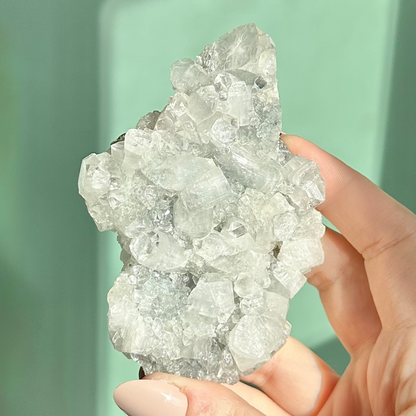 Blue Apophyllite Cluster