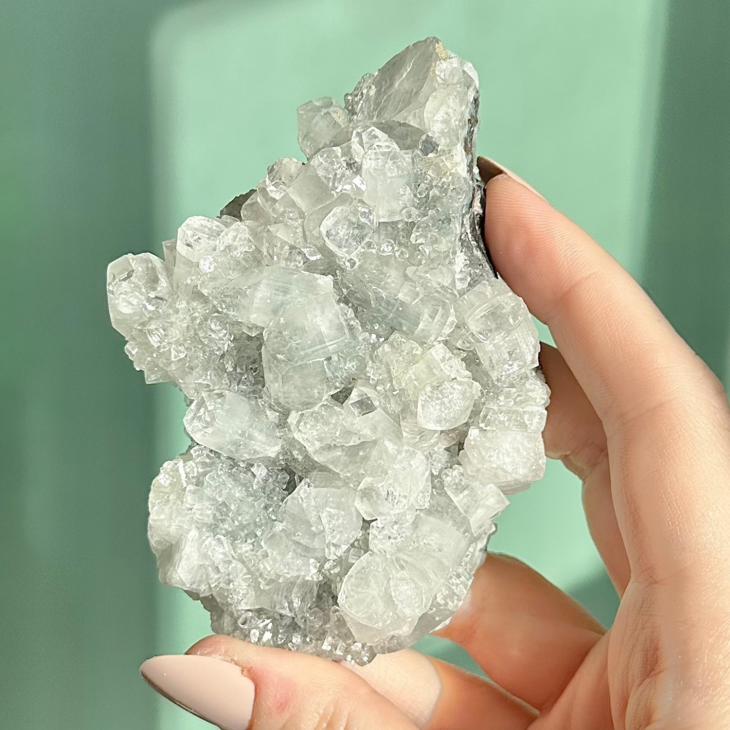 Blue Apophyllite Cluster