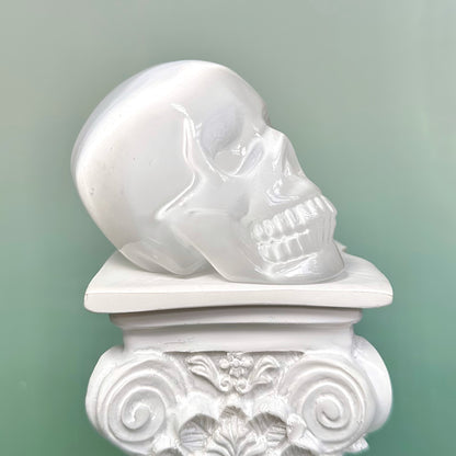 Selenite Skull
