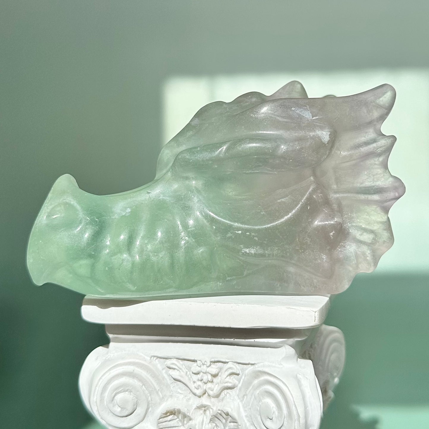 Green Fluorite Dragon