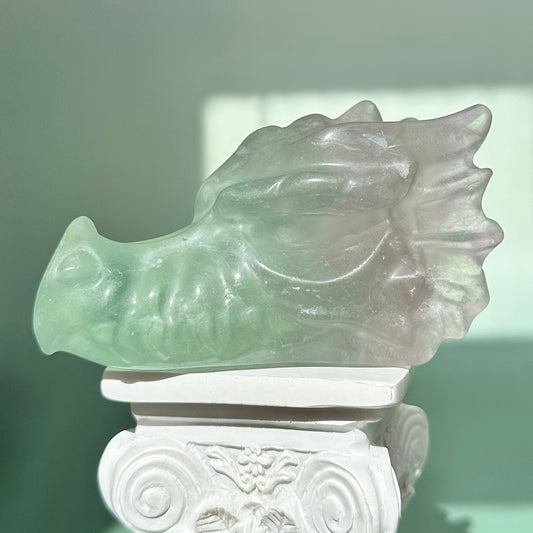 Green Fluorite Dragon