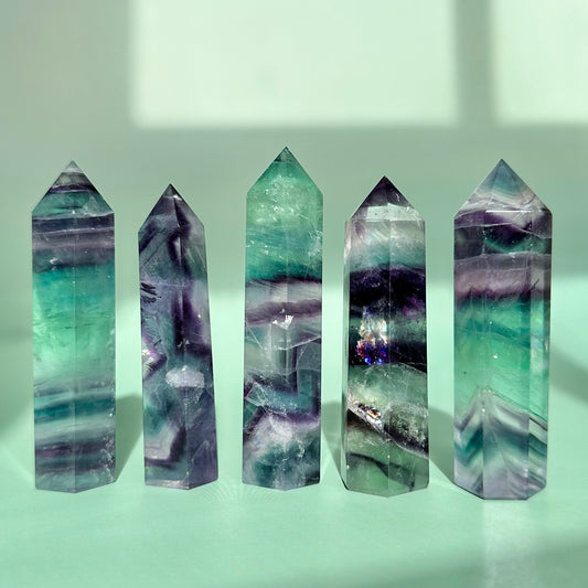 Rainbow Fluorite Towers