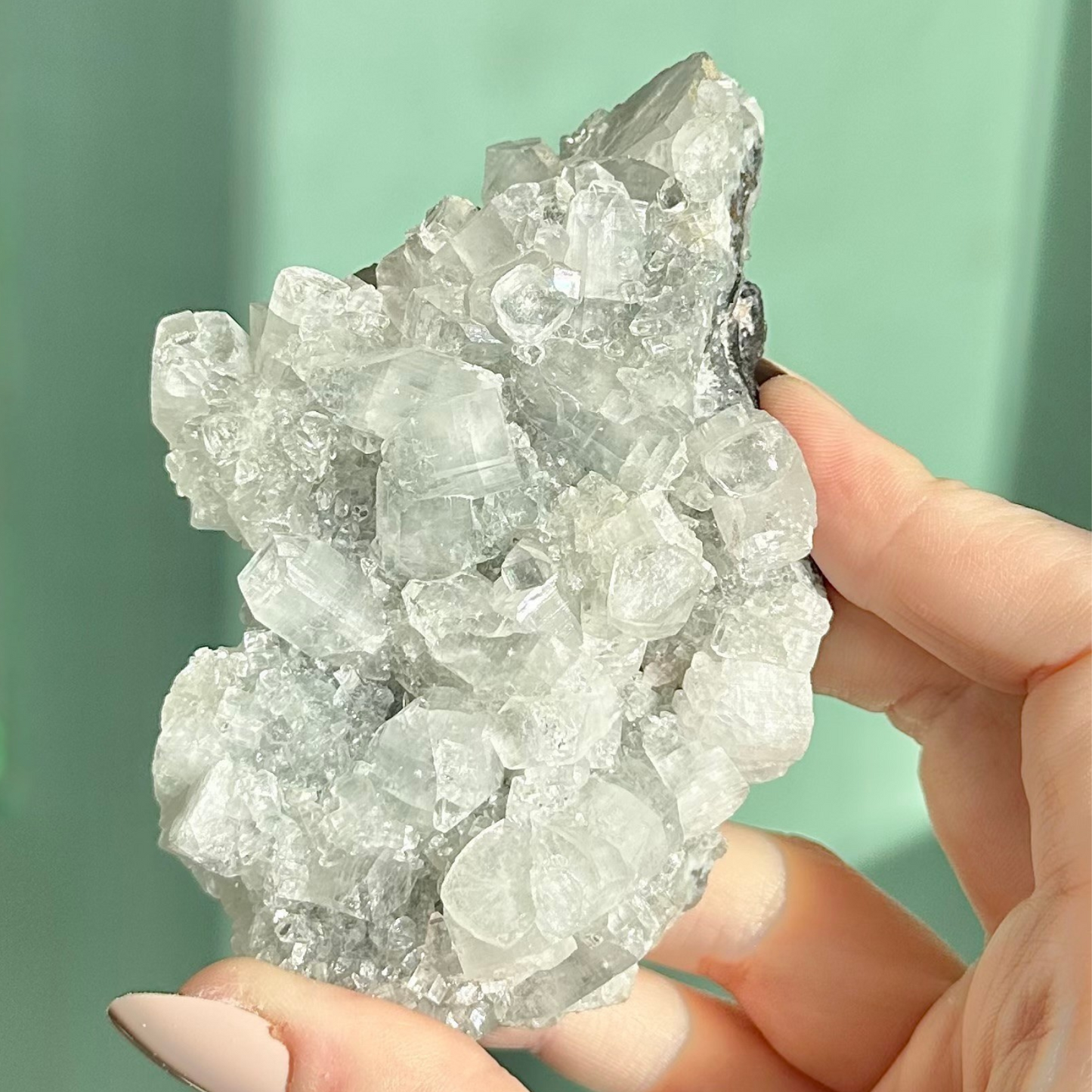 Blue Apophyllite Cluster