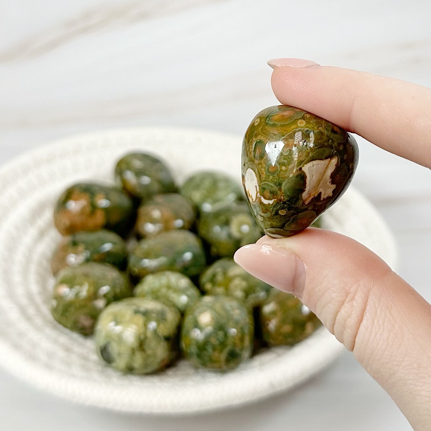 Rainforest Jasper Tumblestones