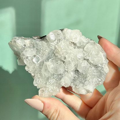 Blue Apophyllite Cluster