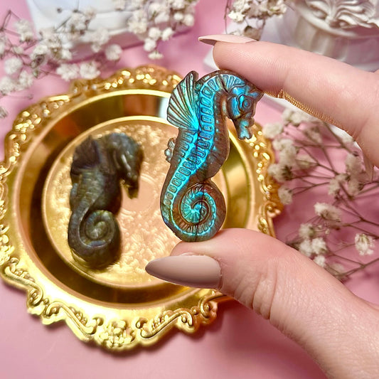 Labradorite Seahorse