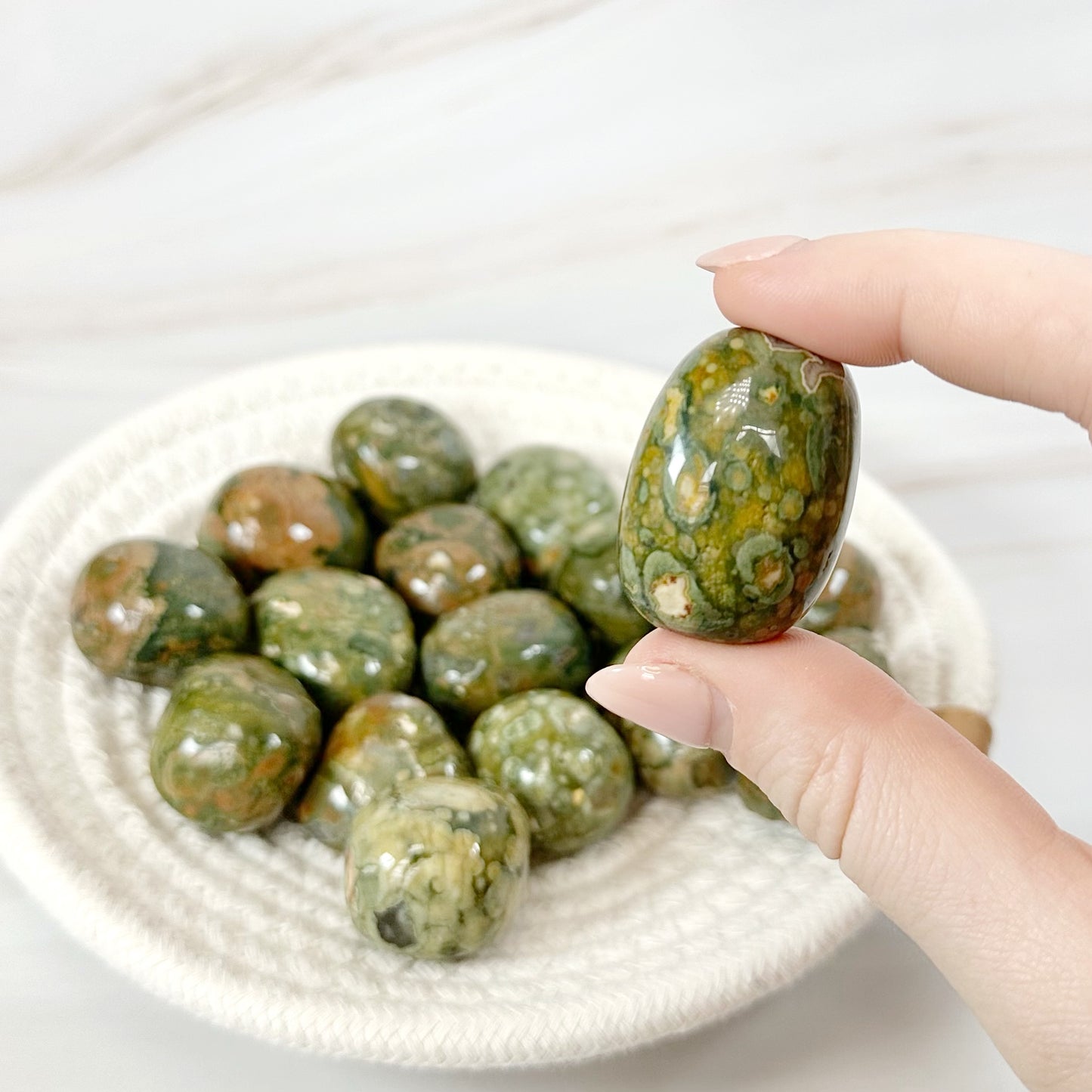 Rainforest Jasper Tumblestones